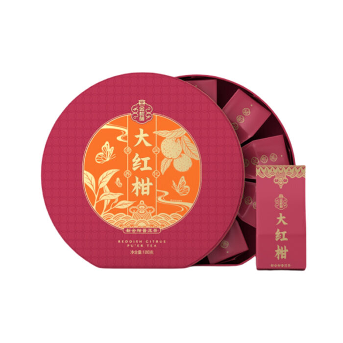 Dahonggan Citrus Ripe Pu'er Gift Box (200g/7.06oz)