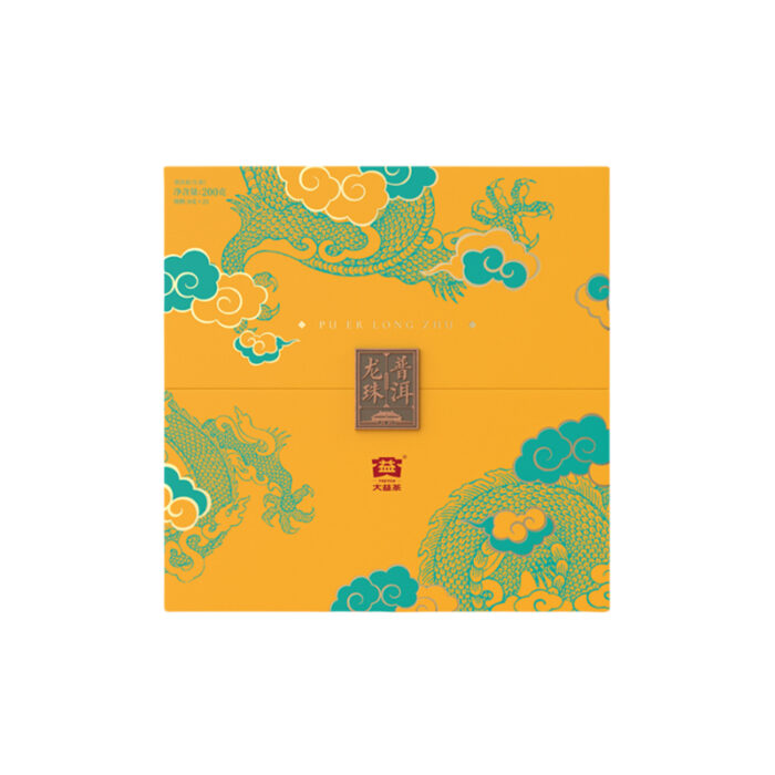 Dragon Pearl Raw Pu'er Tea Gift Box (200g/7.05oz) - Image 2